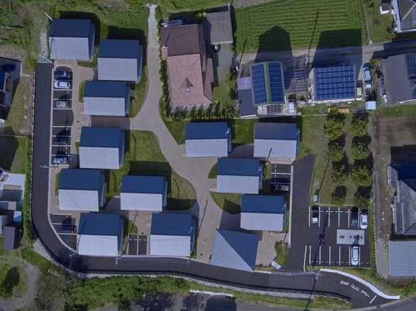 西原村災害公営住宅河原地区の写真