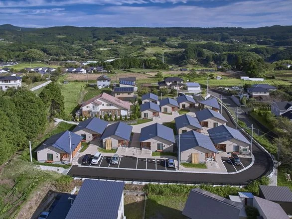 西原村災害公営住宅河原地区の写真